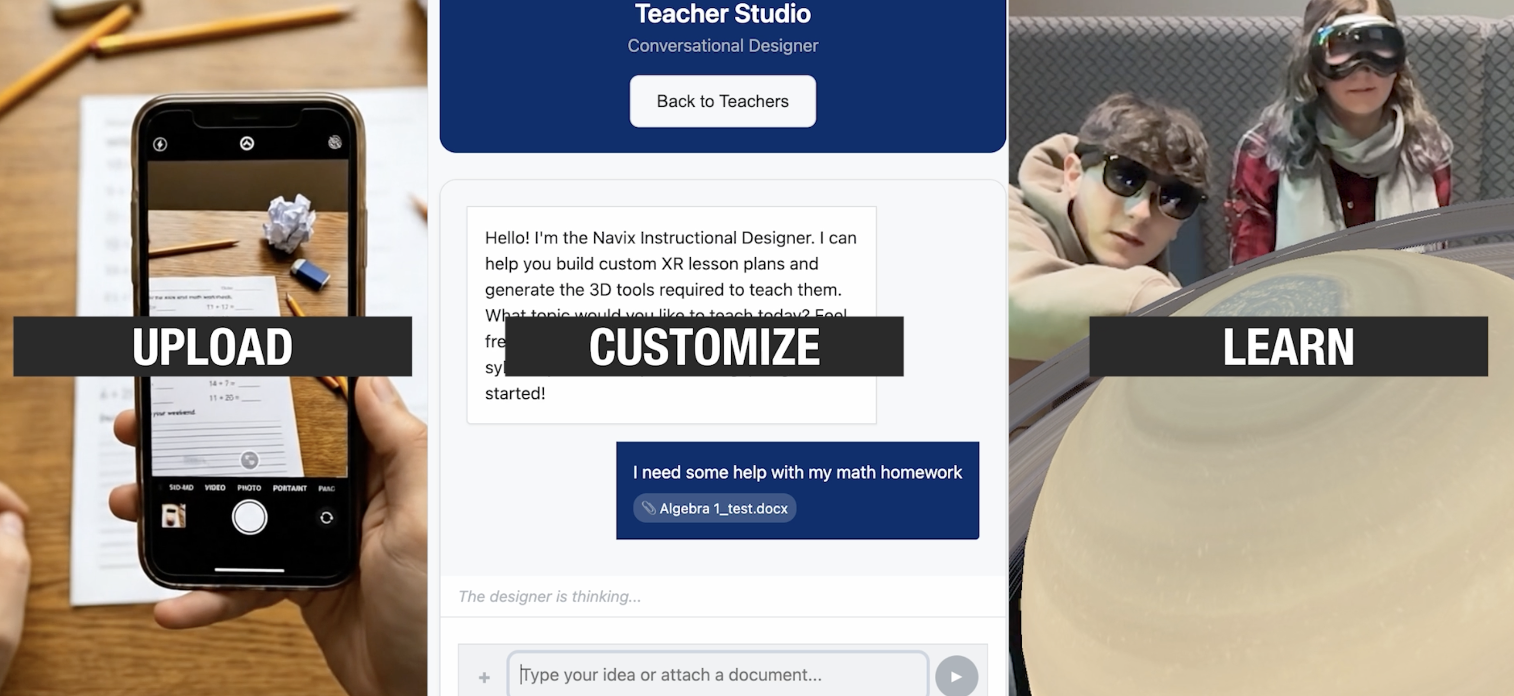 Navix: upload, customize, and learn in 3D